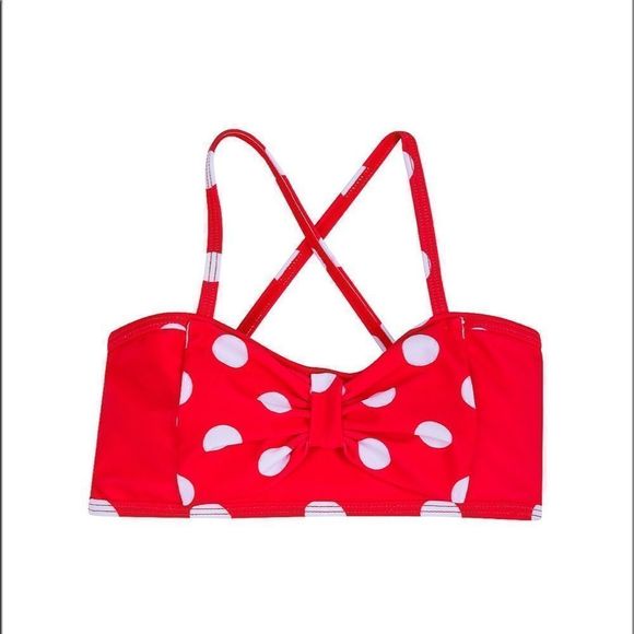 𝅺Girls Minnie mouse bikini with rash guard - Picture 5 of 7